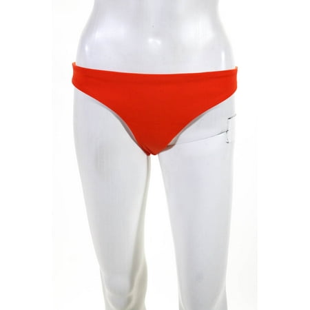 Agua Bendita Womens Lola Sunbaze Bikini Bottoms - Orange Size L
