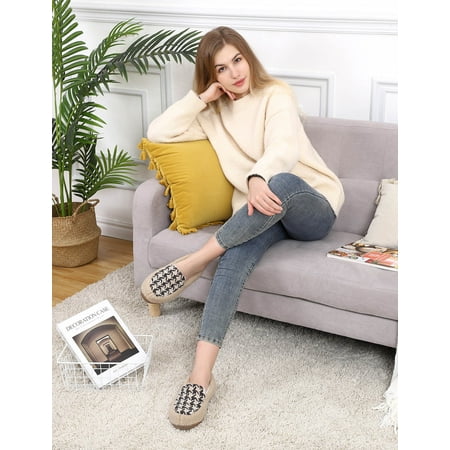 KOJOOIN Women Memory Foam Slippers Comfort Wool-Like Plush Moccasin Loafer House Shoes Anti-Skid Sole
KOJOOIN Women Memory Foam Slippers Comfort Wool-Like Plush Moccasin Loafer House Shoes Anti-Skid Sole