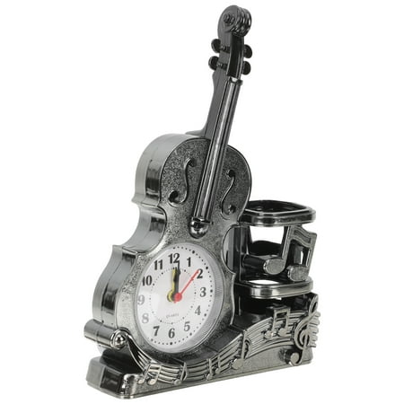 Pen Holder Clock Violin Table Kids Playset Vintage Shelf Alarm Desktop Plastic Student
Pen Holder Clock Violin Table Kids Playset Vintage Shelf Alarm Desktop Plastic Student