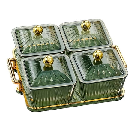 Modern Divided Dishes Transparent Appetizer Tray Dry Veggie Platter Housewarming Gift for Office Kitchen Holiday Wedding Condiment 4 Grids
Modern Divided Dishes Transparent Appetizer Tray Dry Veggie Platter Housewarming Gift for Office Kitchen Holiday Wedding Condiment 4 Grids