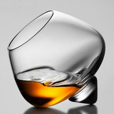 Crystal Whisky Glasses Beer Cup Wide Belly Drinking Tumbler Cocktail Wine Glass