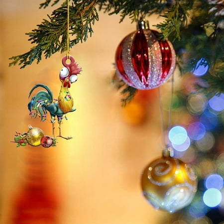 KEUSN Amazing Christmas Chicken Acrylic Flat Pendant Christmas Day Decoration Pendant Christmas Home Car Backpack Pendant Pendant Gift
KEUSN Amazing Christmas Chicken Acrylic Flat Pendant Christmas Day Decoration Pendant Christmas Home Car Backpack Pendant Pendant Gift
