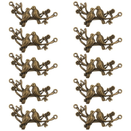 NUOLUX 10Pcs Branch Birds Shaped Necklace Decorative Pendants DIY Alloy Accessories
NUOLUX 10Pcs Branch Birds Shaped Necklace Decorative Pendants DIY Alloy Accessories