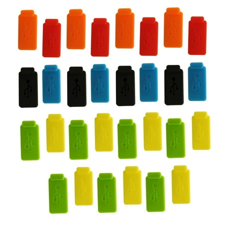 HOMEMAXS 30pcs Silicone Dust Plug USB Port Moistureproof Plug Charger Port Protector
HOMEMAXS 30pcs Silicone Dust Plug USB Port Moistureproof Plug Charger Port Protector