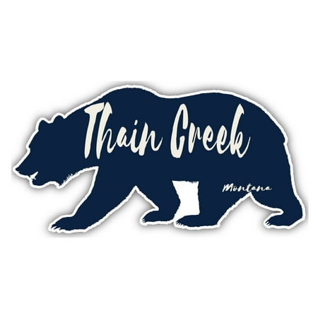 Thain Creek Montana Souvenir 3x1.5-Inch Fridge Magnet Bear Design
