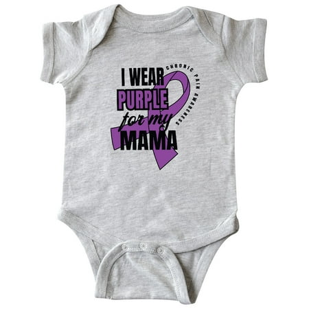 Inktastic Chronic Pain I Wear Purple For My Mama Gift Baby Boy or Baby Girl Bodysuit
Inktastic Chronic Pain I Wear Purple For My Mama Gift Baby Boy or Baby Girl Bodysuit