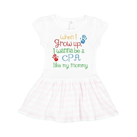 Inktastic CPA Like Mommy Gift Toddler Girl Dress