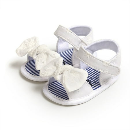 Summer Baby Girls Flats Shoes Infants Anti-Slip Bow Sandals Soft Soled First Walkers Shoes White
Summer Baby Girls Flats Shoes Infants Anti-Slip Bow Sandals Soft Soled First Walkers Shoes White