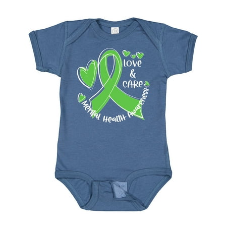Inktastic Love and Care Mental Health Awareness Green Ribbon Gift Baby Boy or Baby Girl Bodysuit
Inktastic Love and Care Mental Health Awareness Green Ribbon Gift Baby Boy or Baby Girl Bodysuit