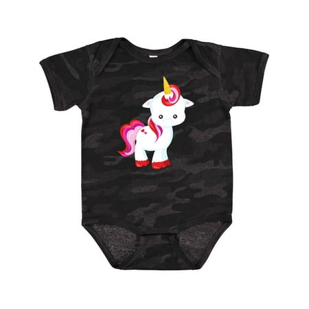 Inktastic Cute Little Unicorn With Red And Pink Mane Hearts Gift Baby Girl Bodysuit 
Inktastic Cute Little Unicorn With Red And Pink Mane Hearts Gift Baby Girl Bodysuit