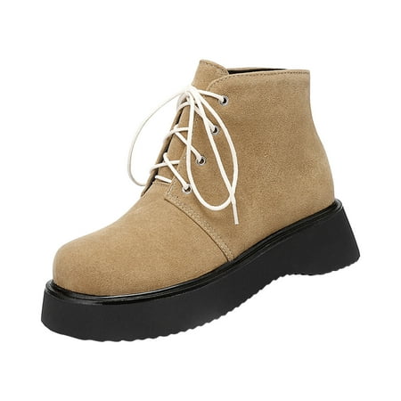 Oalirro Women s Boots Mid Heel Round Toe Boots Winter Warm Boots Women Boots Soild Retro Lace-up Shoes
Oalirro Women s Boots Mid Heel Round Toe Boots Winter Warm Boots Women Boots Soild Retro Lace-up Shoes