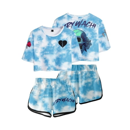 Kai Wachi 3D two piece sets Summer T-shirt plus pants beach Fashion Rapper Cool Hip Sets
Kai Wachi 3D two piece sets Summer T-shirt plus pants beach Fashion Rapper Cool Hip Sets