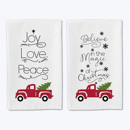 Youngs 92831 Cotton Christmas Truck with Tree Kitchen Towel Assorted Color - 2 Piece
Youngs 92831 Cotton Christmas Truck with Tree Kitchen Towel Assorted Color - 2 Piece