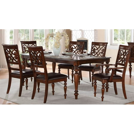 7-Pc Rectangular Dining Table Set