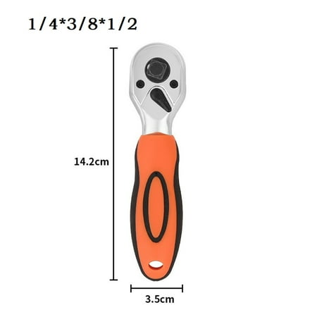 Goodhd 1Pc 1/4 3/8 1/2inch Ratchet Socket Wrench Tools 72 Teeth Handle double-headed
Goodhd 1Pc 1/4 3/8 1/2inch Ratchet Socket Wrench Tools 72 Teeth Handle double-headed