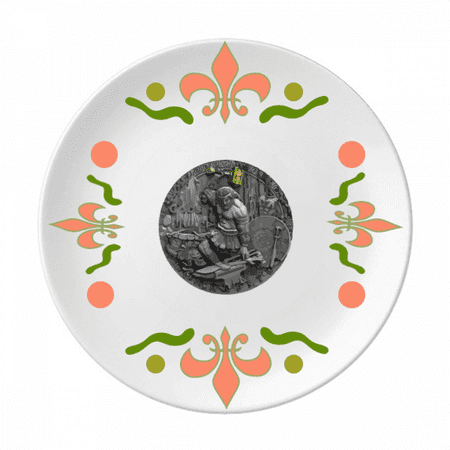 Circular Sculpture Myth Legend Deity Flower Ceramics Plate Tableware Dinner Dish
Circular Sculpture Myth Legend Deity Flower Ceramics Plate Tableware Dinner Dish
