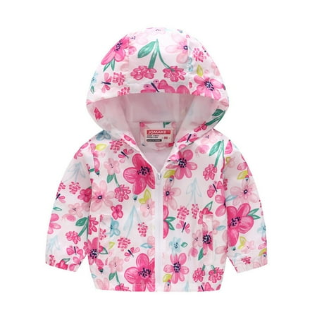 BIZIZA Kids Hoodies Long Sleeve Tops Zip Up Cartoon Print Coat Hooded Pockets 2-6Y Chlid Baby Hot Pink 100
BIZIZA Kids Hoodies Long Sleeve Tops Zip Up Cartoon Print Coat Hooded Pockets 2-6Y Chlid Baby Hot Pink 100