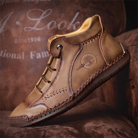 SENBURNY Men‘s Vintage Style Leather Casual Flat Shoes Rubber Sole Ankle Boots Men‘s Loafer Shoes
SENBURNY Men‘s Vintage Style Leather Casual Flat Shoes Rubber Sole Ankle Boots Men‘s Loafer Shoes