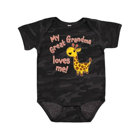 Inktastic My Great Grandma Loves Me- Cute Giraffe Gift Baby Boy or Baby Girl Bodysuit
Inktastic My Great Grandma Loves Me- Cute Giraffe Gift Baby Boy or Baby Girl Bodysuit