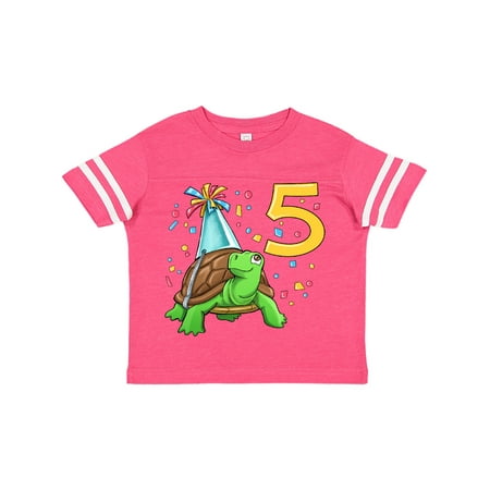 Inktastic 5th Birthday Cute Turtle in Party Hat with Confetti Gift Toddler Boy or Toddler Girl T-Shirt
Inktastic 5th Birthday Cute Turtle in Party Hat with Confetti Gift Toddler Boy or Toddler Girl T-Shirt