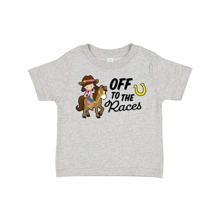 Inktastic Off to the Races with Cowgirl on Horse Gift Toddler Toddler Girl T-Shirt
Inktastic Off to the Races with Cowgirl on Horse Gift Toddler Toddler Girl T-Shirt