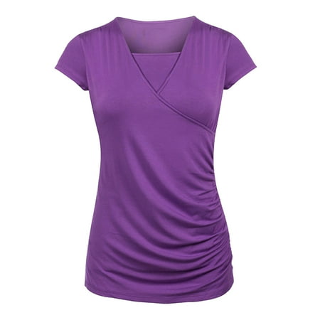 Women Lady Maternity Short Sleeve Slim Solid Color T-shirt Top for Breastfeeding Pregnant New
Women Lady Maternity Short Sleeve Slim Solid Color T-shirt Top for Breastfeeding Pregnant New