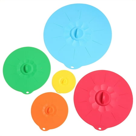 5pcs Silicone Sealed Lid Pot Lids Different Sizes Bowl Cover Heat Resistant Microwave Sealed Lid Leakproof Lid Cover (Blue Red Da
5pcs Silicone Sealed Lid Pot Lids Different Sizes Bowl Cover Heat Resistant Microwave Sealed Lid Leakproof Lid Cover (Blue Red Da