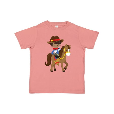 Inktastic African American Boy Cowboy Sheriff Horse Gift Toddler Boy Girl T-Shirt
Inktastic African American Boy Cowboy Sheriff Horse Gift Toddler Boy Girl T-Shirt