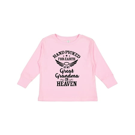 Inktastic Handpicked for Earth by My Great Grandma in Heaven Gift Toddler Boy or Toddler Girl Long Sleeve T-Shirt
Inktastic Handpicked for Earth by My Great Grandma in Heaven Gift Toddler Boy or Toddler Girl Long Sleeve T-Shirt
