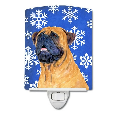 Caroline s Treasures SS4658CNL Mastiff Winter Snowflakes Holiday Ceramic Night Light 6x4x3 multicolor
Caroline s Treasures SS4658CNL Mastiff Winter Snowflakes Holiday Ceramic Night Light 6x4x3 multicolor