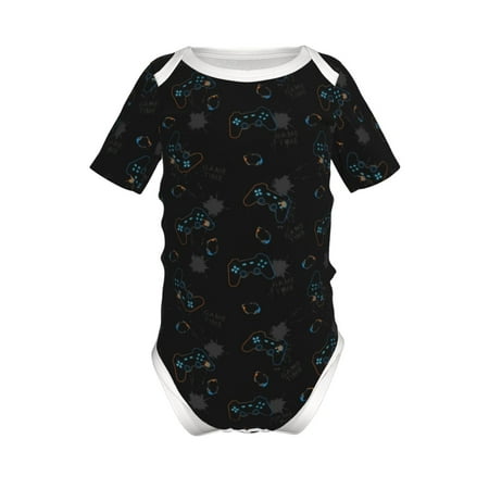 Junzan Game Time Print Short-Sleeve Baby Climbing Clothes Bodysuits for Infant One-Piece for Baby Boys & Girls Baby Clothes Baby Romper with Snap Closure-12 Months
Junzan Game Time Print Short-Sleeve Baby Climbing Clothes Bodysuits for Infant One-Piece for Baby Boys & Girls Baby Clothes Baby Romper with Snap Closure-12 Months