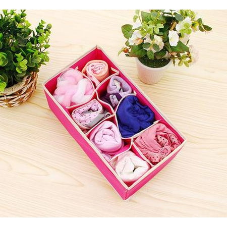 Duretiony 8 Grids Pinkunderwear Storage Boxes Socks Divider Drawer Lidded Closet Underwear organizer Drawer By for Underwear Bras Socks Ties Storager
Duretiony 8 Grids Pinkunderwear Storage Boxes Socks Divider Drawer Lidded Closet Underwear organizer Drawer By for Underwear Bras Socks Ties Storager