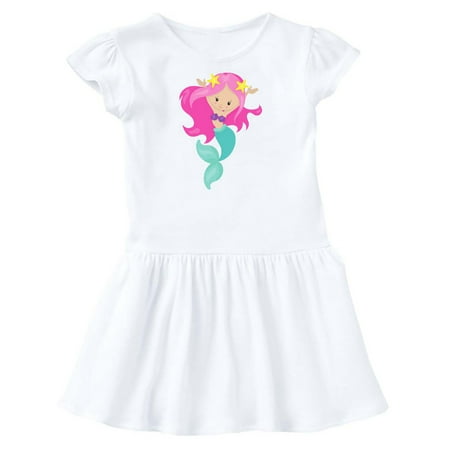 Inktastic Pretty Mermaid With Long Pink Hair and Green Tail Gift Toddler Girl Dress
Inktastic Pretty Mermaid With Long Pink Hair and Green Tail Gift Toddler Girl Dress