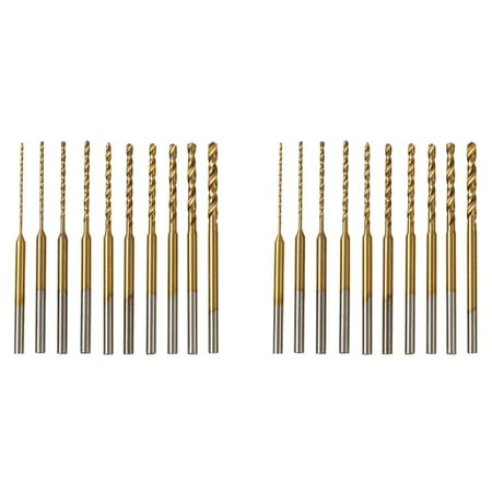 -Twist Drill Bit Set - 20Pcs 0.6mm-2.2mm Drill Bit 2.35 HSS Mini Engraving Drill Bits Hole Drilling Tool
-Twist Drill Bit Set - 20Pcs 0.6mm-2.2mm Drill Bit 2.35 HSS Mini Engraving Drill Bits Hole Drilling Tool