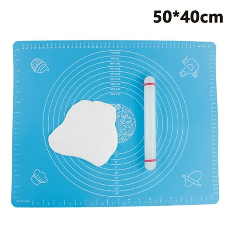 Rolling Baking Mat for Pastry Dough Thickened Silicone Pastry Kneading Board with Measurements Food Grade Non-stick Non-slip Rolling Dough Baking Mat
Rolling Baking Mat for Pastry Dough Thickened Silicone Pastry Kneading Board with Measurements Food Grade Non-stick Non-slip Rolling Dough Baking Mat