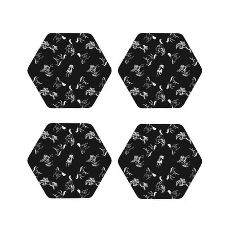 Drink Coasters Set of 4 Minimalist Sketch Knight Horse Leather Coasters for Coffee Table Protector Heat Resistant Cute Coasters for Home Decor Housewarming Gifts Bar Kitchen 4 Inch Hexagon
Drink Coasters Set of 4 Minimalist Sketch Knight Horse Leather Coasters for Coffee Table Protector Heat Resistant Cute Coasters for Home Decor Housewarming Gifts Bar Kitchen 4 Inch Hexagon