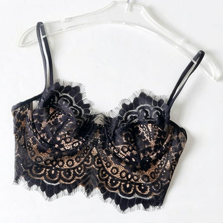 Hardlegix Flower Lace Sweet Sling Breathable gather Ultra-thin Mold Cup Ladies Bra Black White
Hardlegix Flower Lace Sweet Sling Breathable gather Ultra-thin Mold Cup Ladies Bra Black White