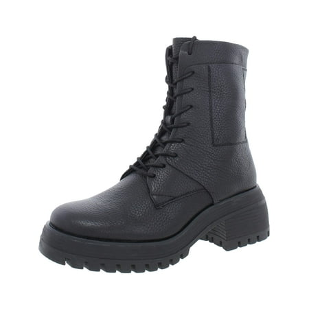 Franco Sarto Womens Jetson Leather Lugged Sole Ankle Boots