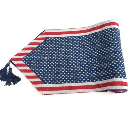 Table Runner American Flag Tablecloth Home Dining Room Kitchen Wedding Party Banquet Decor 33x180cm
Table Runner American Flag Tablecloth Home Dining Room Kitchen Wedding Party Banquet Decor 33x180cm