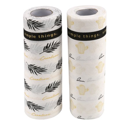 2Roll Disposable Non-Woven Fabrics for Lazy Dishcloth Kitchen Paper Towel Table Napkins
2Roll Disposable Non-Woven Fabrics for Lazy Dishcloth Kitchen Paper Towel Table Napkins