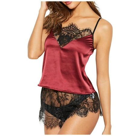 

Cyber 2023 Monday Deals 2023 Floleo Clearance Sexy Women Lingerie Lace Satin Temptation Babydoll Underwear Camis Panties Underpants Shorts Sleepwear Briefs Suit Deals