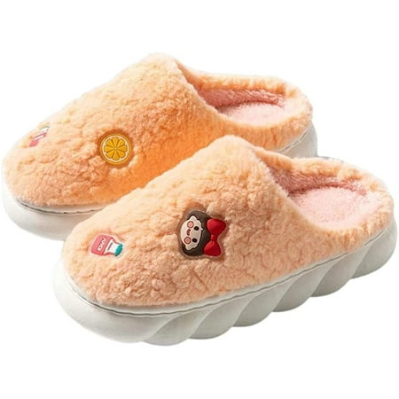 PIKADINGNIS Women Men Fluffy Fur Warm Soft House Shoes Cute Cartoon Girl Boy Cartoon Image Memory Foam Anti-skip Slippers Indoor
PIKADINGNIS Women Men Fluffy Fur Warm Soft House Shoes Cute Cartoon Girl Boy Cartoon Image Memory Foam Anti-skip Slippers Indoor