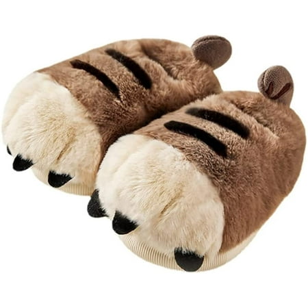 CoCopeaunt Soft Plush Animal Paws Fuzzy Slippers for Boys Girls Winter Warm Fun Cute Closed Toes Home Slippers
CoCopeaunt Soft Plush Animal Paws Fuzzy Slippers for Boys Girls Winter Warm Fun Cute Closed Toes Home Slippers