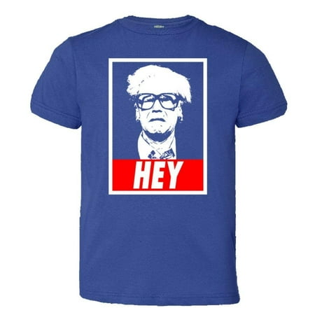 PleaseMeTees™ Youth Harry Caray Hey Hey Silhouette Lets Get Runs HQ Tee