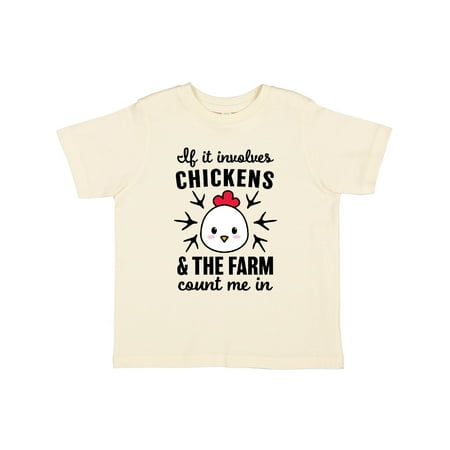 Inktastic If It Involves Chickens & The Farm Count me in Gift Toddler Boy or Toddler Girl T-Shirt
Inktastic If It Involves Chickens & The Farm Count me in Gift Toddler Boy or Toddler Girl T-Shirt