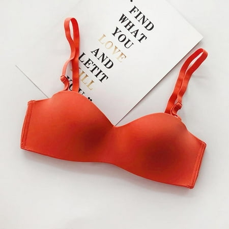 Greyghost Women s Glossy Bras One Piece Seamless Underwear No Steel Ring Bra Seamless Slip Orange 80 Yards
Greyghost Women s Glossy Bras One Piece Seamless Underwear No Steel Ring Bra Seamless Slip Orange 80 Yards