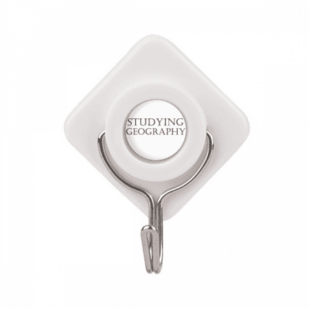 Short Phrase Studying Geography Adhesive Wall Hooks Hanging Self Sticky