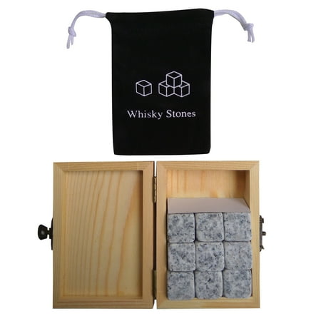9Pcs Whiskey Stones Set Chilling Stones Wooden Box Chilling Rocks Reusable Ice Cubes for Whiskey Juice Cool Drinks Bar Accessories
9Pcs Whiskey Stones Set Chilling Stones Wooden Box Chilling Rocks Reusable Ice Cubes for Whiskey Juice Cool Drinks Bar Accessories