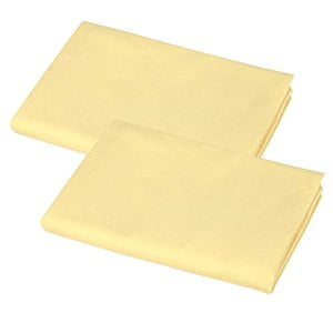 American Baby Company 100 % Cotton Supreme Jersey Knit Fitted Cradle Sheet, 2 Pack - Maize
