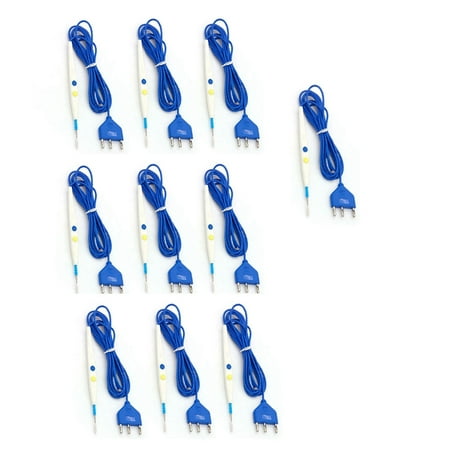 10Pcs Disposable Surgery ESU Pencil High Frequency Disposable Electrosurgery LEEP Unipolar Electric Knife Pen
10Pcs Disposable Surgery ESU Pencil High Frequency Disposable Electrosurgery LEEP Unipolar Electric Knife Pen